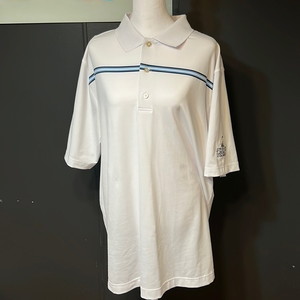 FJ mens golf polo with Cragun’s Legacy‎ Courses embroidered on the sleeve